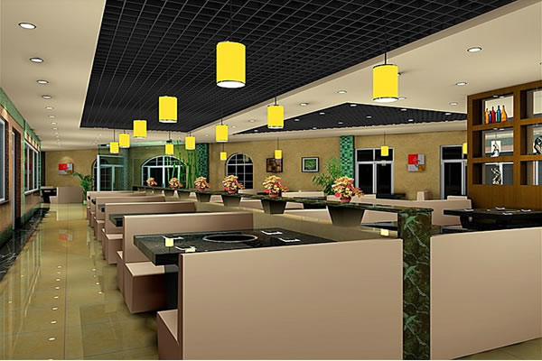 餐飲店面裝修設計圖片、餐飲店裝修效果圖、餐飲店裝修案例