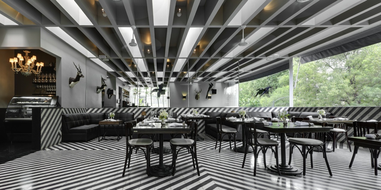 餐飲店面裝修設計圖片、餐飲店裝修效果圖、餐飲店裝修案例