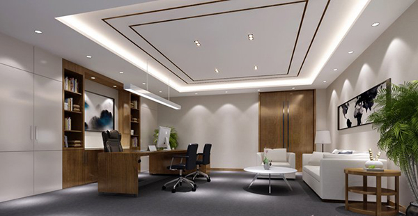 辦公室總經理室裝修設計圖-卓創裝飾